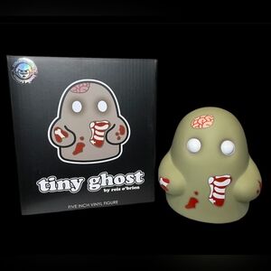 Bimtoy TINY GHOST “ZOMBIE” LE 300 ~ Reis O’Brien Designer Vinyl Figure